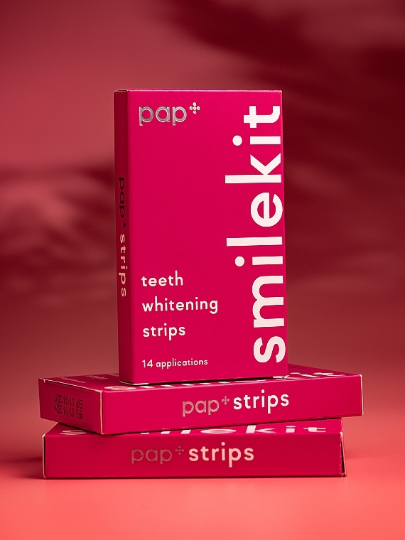 Відбілюючі полоски для зубів - Smilekit PAP+ Teeth Whitening Strips — фото N8