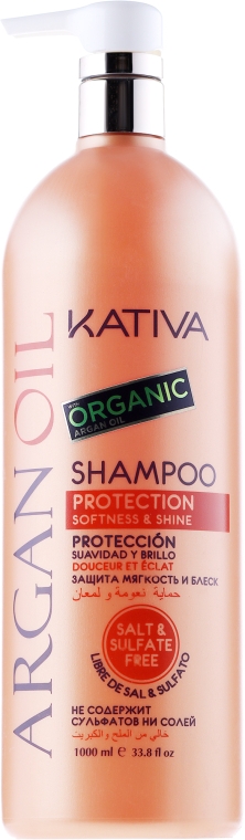 Увлажняющий шампунь с маслом Арганы - Kativa Argan Oil Shampoo — фото N5