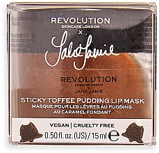 Маска для губ - Revolution Skincare X Jake Jamie Sticky Toffee Pudding Lip Mask — фото N3