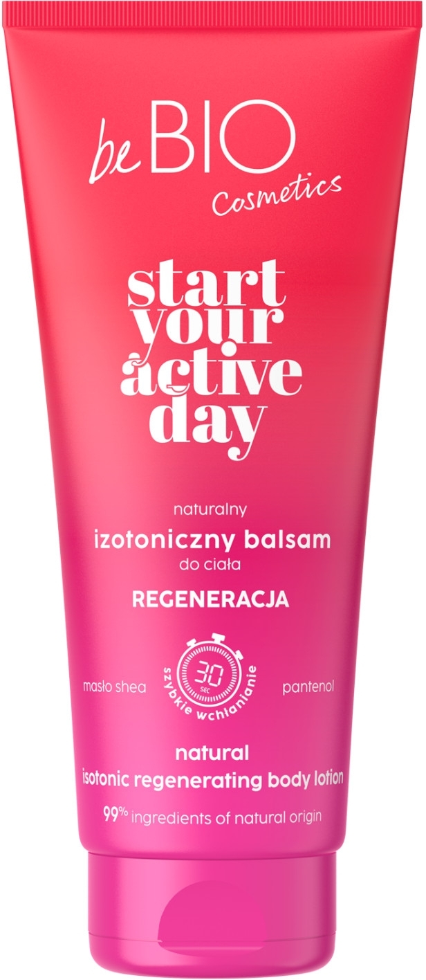 Натуральний ізотонічний лосьйон для тіла - BeBio Start Your Active Day Body Lotion — фото 200ml