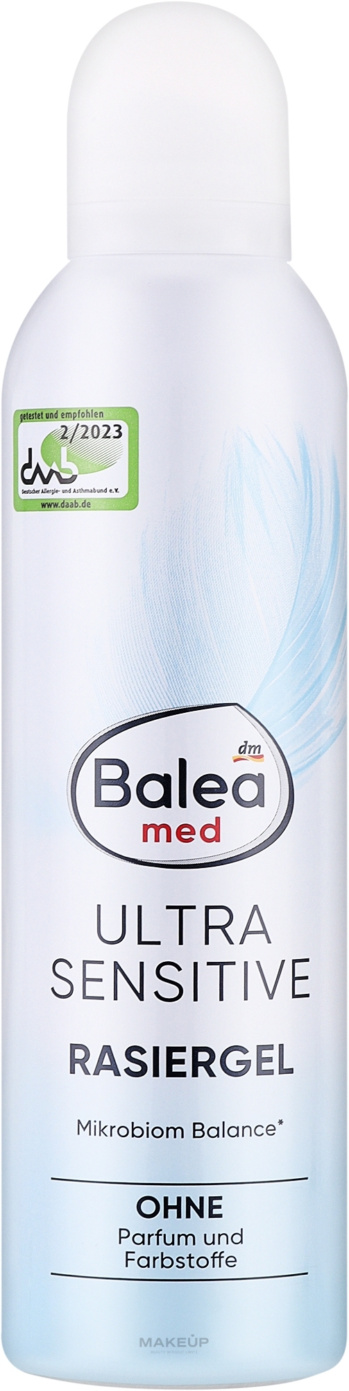 Женский гель для бритья для чувствительной кожи - Balea Med Ultra Sensitive — фото 200ml