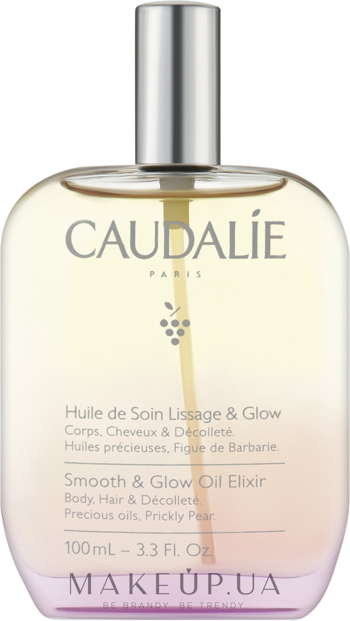 Масло для тела, волос и зоны декольте - Caudalie Smooth & Glow Oil Elixir  — фото 100ml