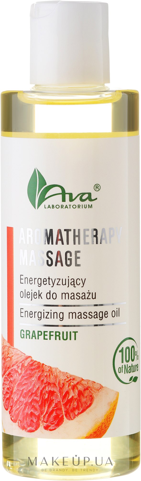 Гармонизирующее массажное масло с грейпфрутом - Ava Laboratorium Energizing Massage Oil-Grapefruit — фото 200ml