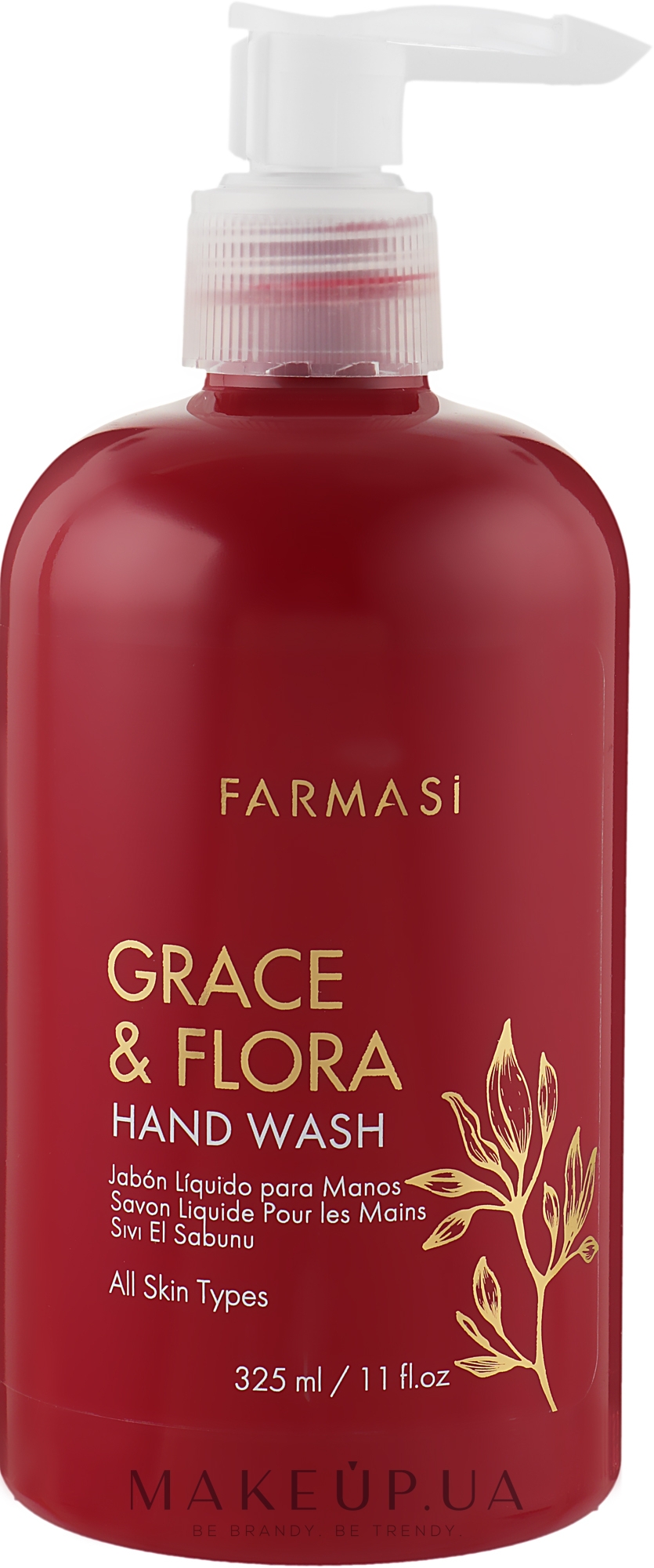 Жидкое мыло для рук «Grace & Flora» - Farmasi Coconut Hand Wash — фото 325ml