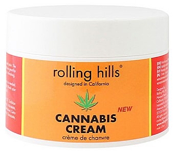 Відновлювальний крем для тіла з коноплями - Rolling Hills Cannabis Cream — фото N1
