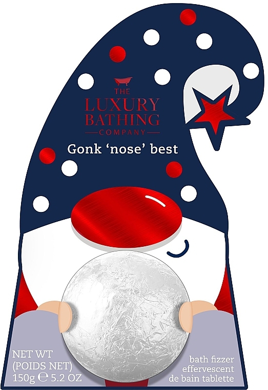 Вируюча кулька для ванни в подарунковому пакованні - Grace Cole The Luxury Bathing Gonk Nose Best Bath Fizzer — фото N1