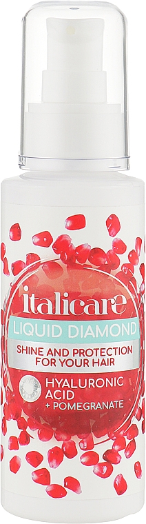 Жидкие кристаллы для блеска волос " Гранат" - Italicare Liquid Diamond