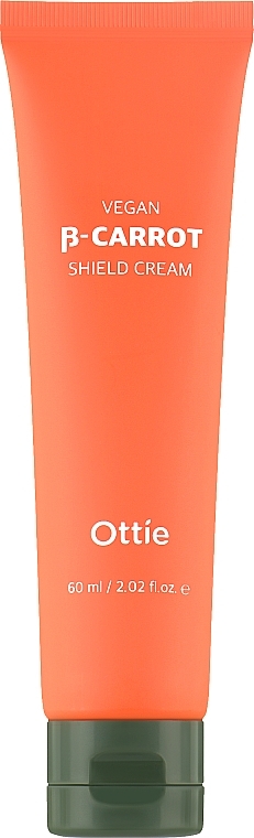 Зміцнювальний крем на основі органічної моркви - Ottie Vegan Beta-Carrot Shield Cream