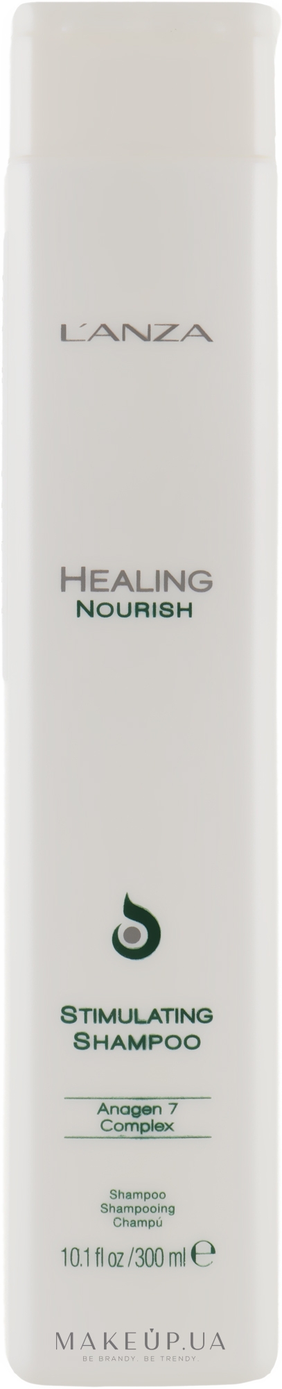 Стимулирующий шампунь от выпадения волос - L'anza Healing Nourish Stimulating Shampoo — фото 300ml