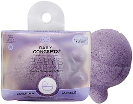 Мочалка-спонж для дітей "Лаванда" - Daily Concepts The Daily Baby Konjac Sponge Lavender — фото N2
