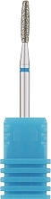 Парфумерія, косметика Фреза алмазна "Куля" 244 021B, діаметр 2,1 мм, синя - Nail Drill