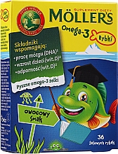 Духи, Парфюмерия, косметика Желейные рыбки с фруктовым вкусом "Omega 3" - Mollers