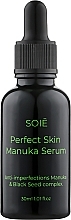 Сироватка для жирної й комбінованої шкіри обличчя з екстрактом манукі - Soie Perfect Skin Manuka Serum * — фото N1