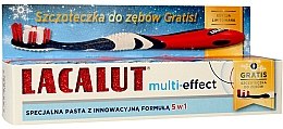 Парфумерія, косметика Зубна паста "Multi-Effect" - Lacalut (Toothpaste/75ml + зубна щітка)