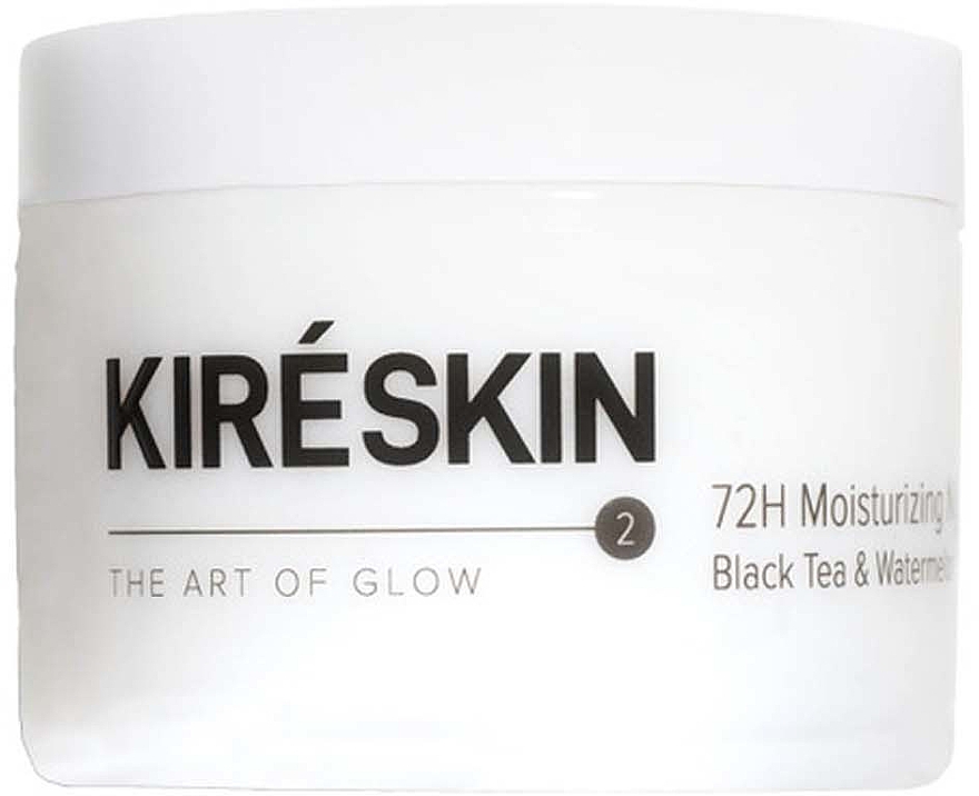 Зволожувальна нічна маска для обличчя - Kire Skin 72H Moisturizing Night Mask Black Tea & Watermelon