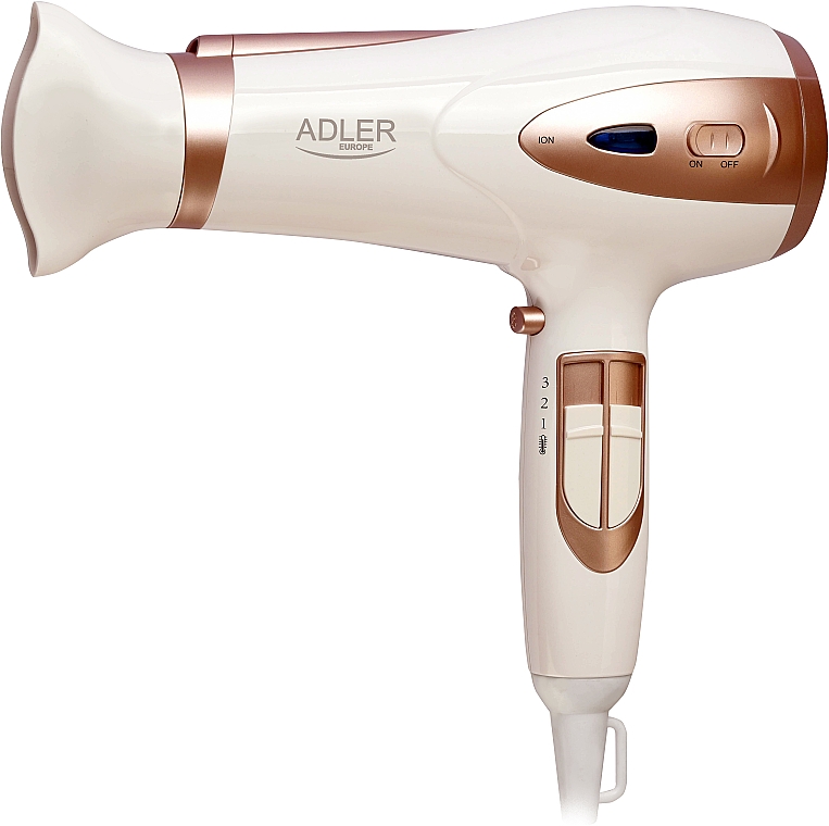 Фен для волос AD 2248, 2200 W - Adler Hair Dryer ION + Diffuser — фото N1