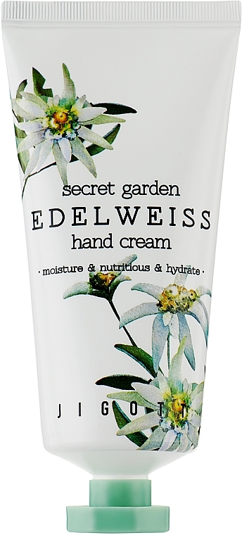 Крем для рук с экстрактом эдельвейса - Jigott Secret Garden Edelweiss Hand Cream