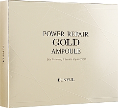 Духи, Парфюмерия, косметика Набор - Eunyul Power Repair Gold Ampoule Set (serum/12mlx4)