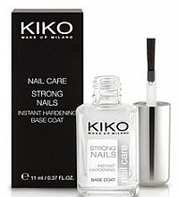 Духи, Парфюмерия, косметика Укрепляющая основа под лак - Kiko Milano Nail Care Strong Nails Instant Hardening Base Coat