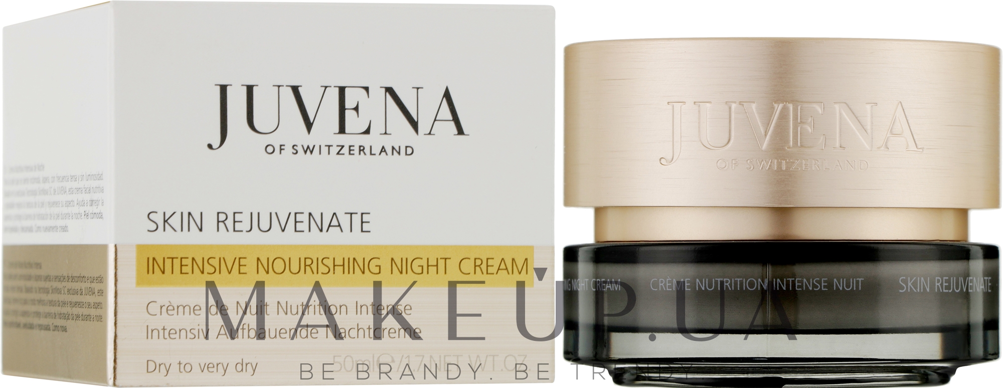 Интенсивный питательный ночной крем для сухой и очень сухой кожи - Juvena Skin Rejuvenate Intensive Nourishing Night Cream — фото 50ml
