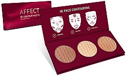 Парфумерія, косметика Палетка для контуринга обличчя - Affect Cosmetics Contour Palette