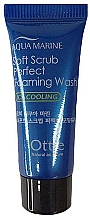 Парфумерія, косметика Пілінг-пінка для чоловіків - Ottie Aqua Marine Soft Scrub Perfect Foaming Wash (пробник)