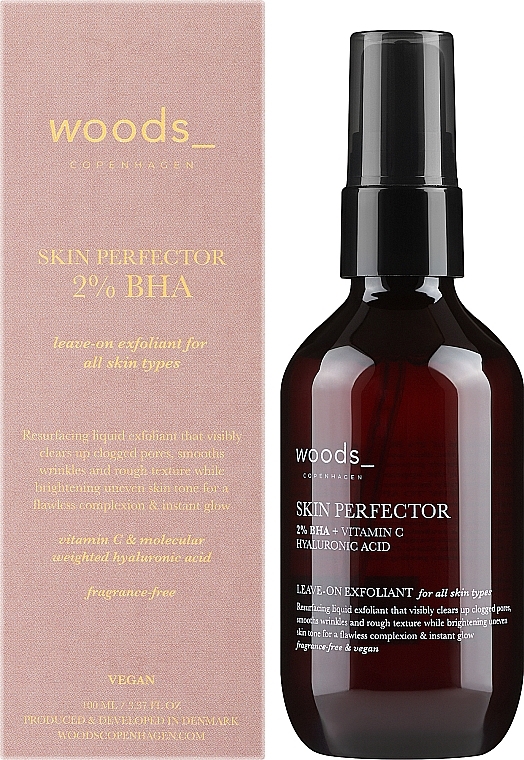 Відлущувальний ексфоліант для обличчя - Woods Copenhagen Skin Perfector 2% BHA — фото N2