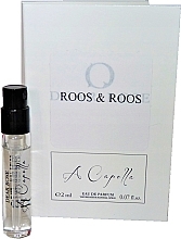 Roos & Roos A Capella - Парфюмированная вода (пробник) — фото N2