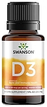 Духи, Парфюмерия, косметика Витамин D3, капли - Swanson Vitamin D3 2000 IU Liquid Drops