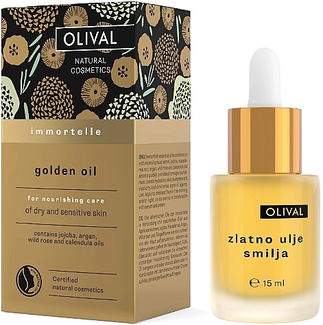 Масло для лица - Olival Golden Oil Immortelle  — фото N1