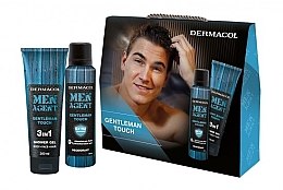 Парфумерія, косметика Набір - Dermacol Men Agent Gentleman Touch II(sh/gel/250ml + deo/spray/150ml)