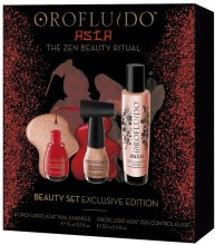 Духи, Парфюмерия, косметика Набор - Orofluido Exclusive Edition Asia Beauty Set (elixir/50ml + nail polish/2x15ml)