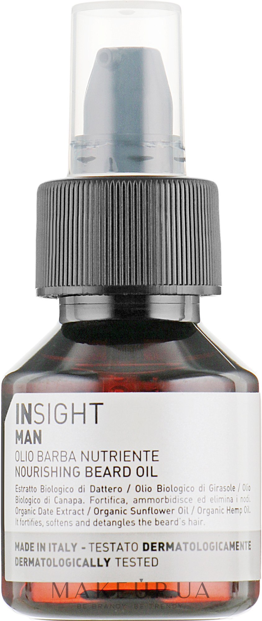 Увлажняющее масло для бороды - Insight Man Nourishing Beard Oil — фото 50ml