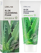 Очищающая пенка для умывания с экстрактом алоэ - Lebelage Aloe Cleansing Foam — фото N1