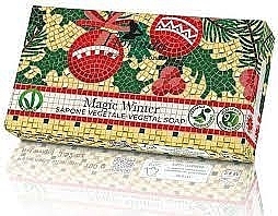 Парфумерія, косметика Мило натуральне на основі рослинних олій "Чарівна зима" - Florinda Vegetal Soap Magic Winter