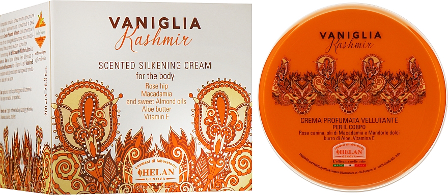 Крем для тіла ароматизований - Helan Vaniglia Kashmir Scented Cream — фото N2