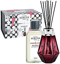 Парфумерія, косметика Набір - Maison Berger Wilderness Prisme Granat Diffuser Set (diffuser/200ml + refill/200ml)