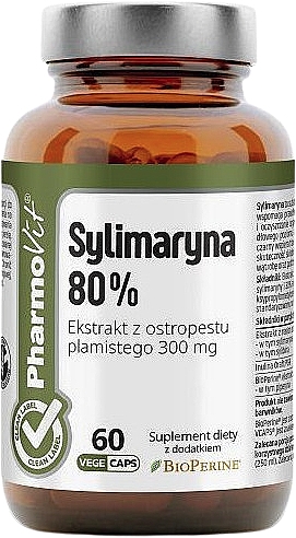 Харчова добавка "Сілімарин" 300 мг, 60 шт. - Pharmovit Clean Label — фото N1