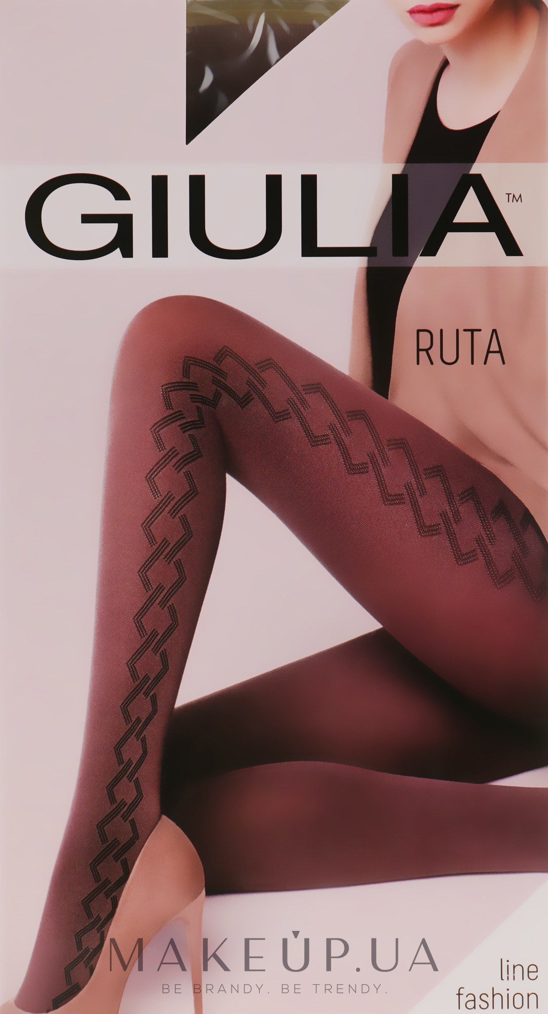 Колготки "Ruta Model 4" 120 Den, deep taupe - Giulia — фото 2