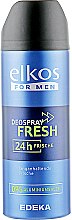 Парфумерія, косметика Дезодорант для чоловіків - Elkos For Men Deospray Fresh