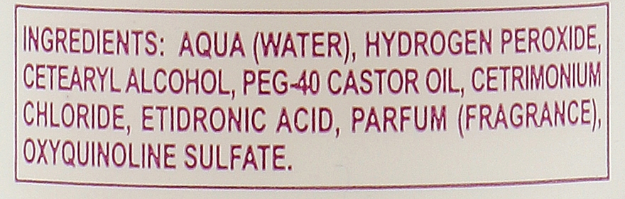 Окислитель, 9% - Professional Liquid Oxygen 30 Vol — фото N3