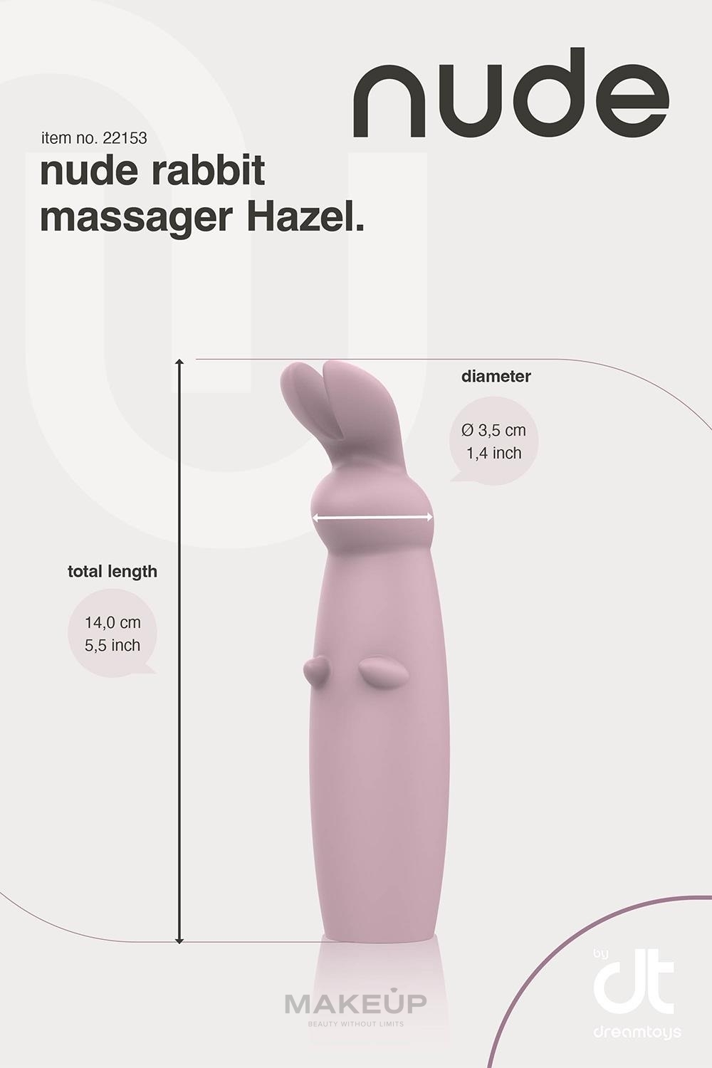 Клиторальный стимулятор - Dream Toys Nude Rabbit Massager Hazel: купить по  лучшей цене в Украине | Makeup.ua