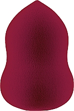Спонж для макіяжу грушоподібний, нелатексний NL-B13, бордо - Cosmo Shop Latex Free — фото N1