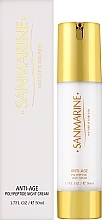 Полипептидный ночной крем для лица - Sanmarine Anti-Age Polypeptide Night Cream — фото N2