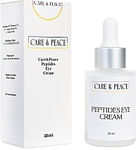 Крем для кожи вокруг глаз - Care & Peace Peptides Eye Cream — фото N2
