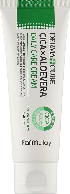 Крем для щоденного догляду - Farmstay Derma Cube Cica x Aloevera Daily Care Cream