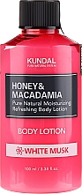 Лосьйон для тіла "Білий мускус" - Kundal Honey & Macadamia White Musk Body Lotion — фото N3