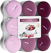 Духи, Парфюмерия, косметика Чайные свечи "Замороженные ягоды", 18 шт - Bispol Frozen Berries Scented Candles