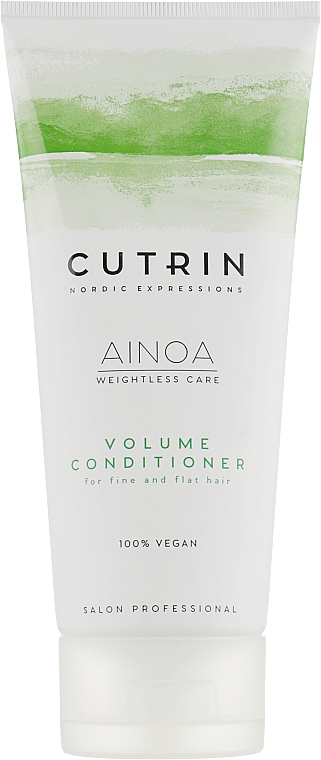 Кондиціонер для надання об'єму нормальному й тонкому волоссю - Cutrin Ainoa Volume Conditioner — фото N1