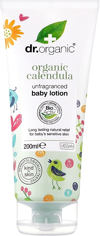 Дитячий лосьон для тіла з органічною календулою - Dr. OrganicOrganic Calendula Baby Lotion